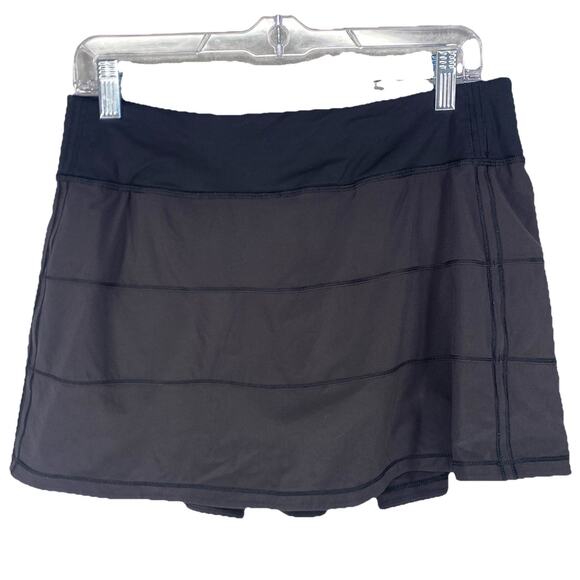 🖤 Lululemon Womens 8 Tall Black Pace Setter Rival Skort 🖤 - Picture 1 of 9